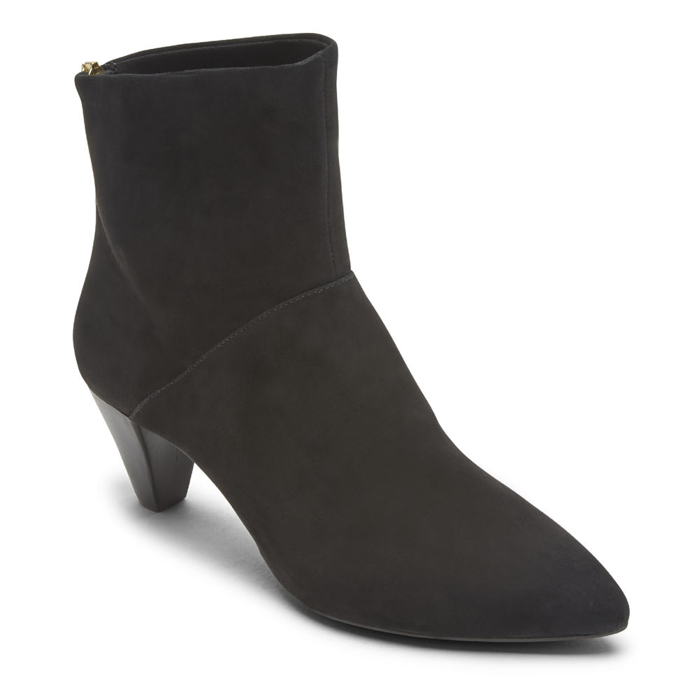 Rockport Womens Boots Black - Total Motion Saleya Cuff - UK 340-GEPAYD